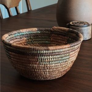 Handmade Woven African Basket Bowl